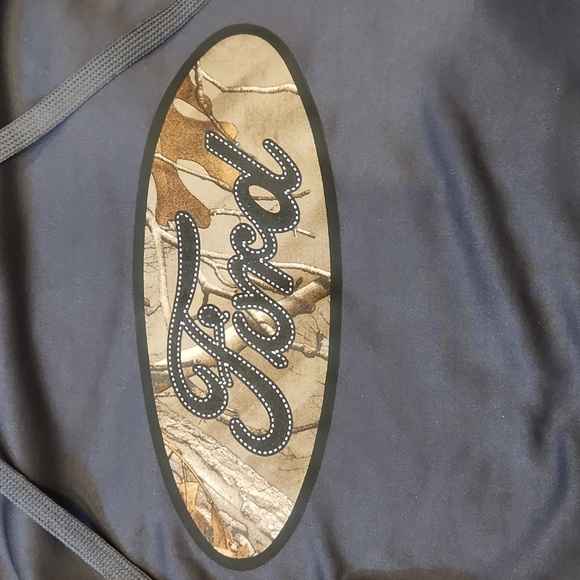 Men's Ford Mountainaire grey hoodie sweatshirt size large - Picture 4 of 4